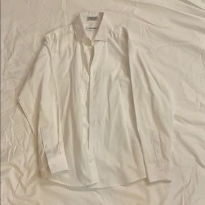 Boys Calvin Klein dress shirt/ white